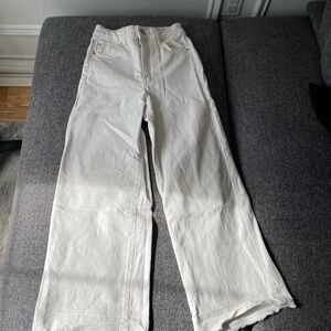 H&M high waist and wide leg Denim Culottes